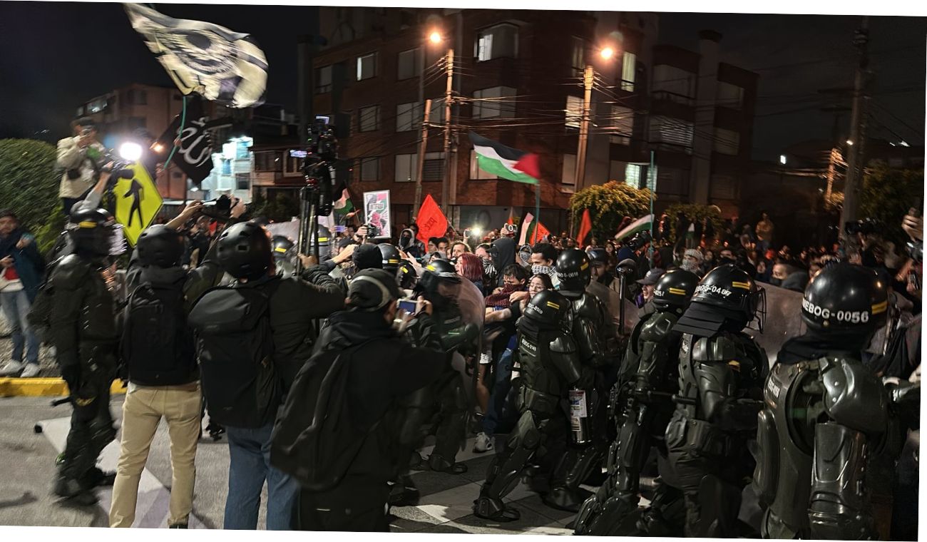 Protestas en embajada de Estados Unidos