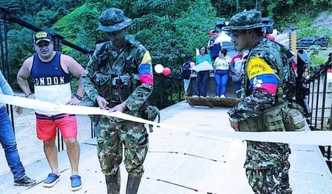 Puente de las disidencias en Nariño