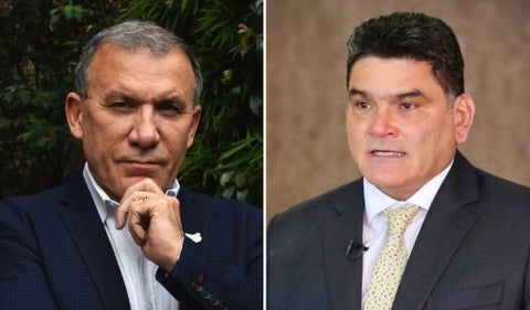 Roy Barreras y Gregorio Eljach