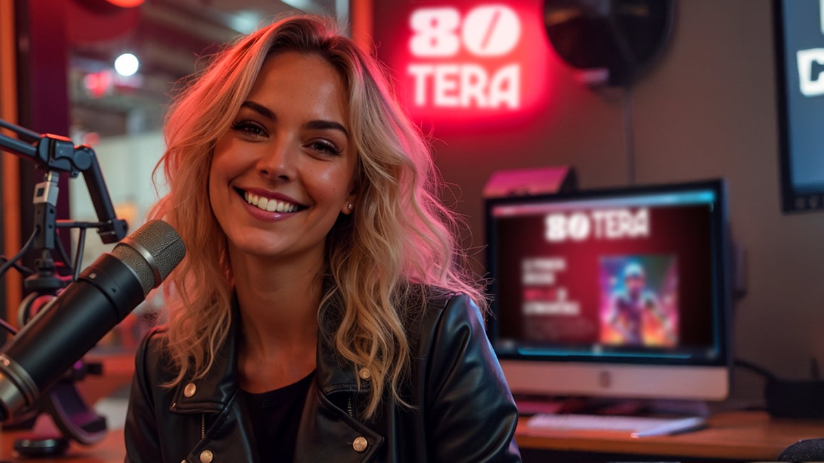 Valeria Moon, DJ de Ochentera