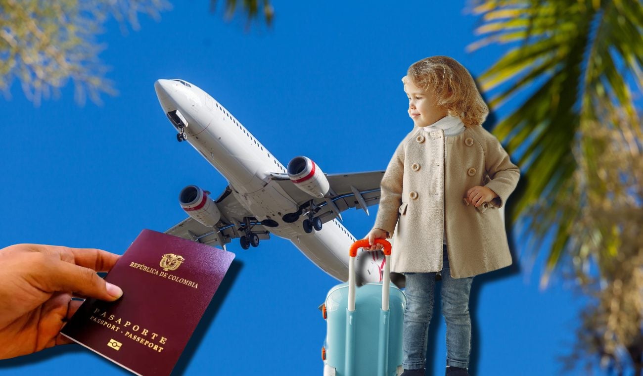 Viajes en avión con menores de edad