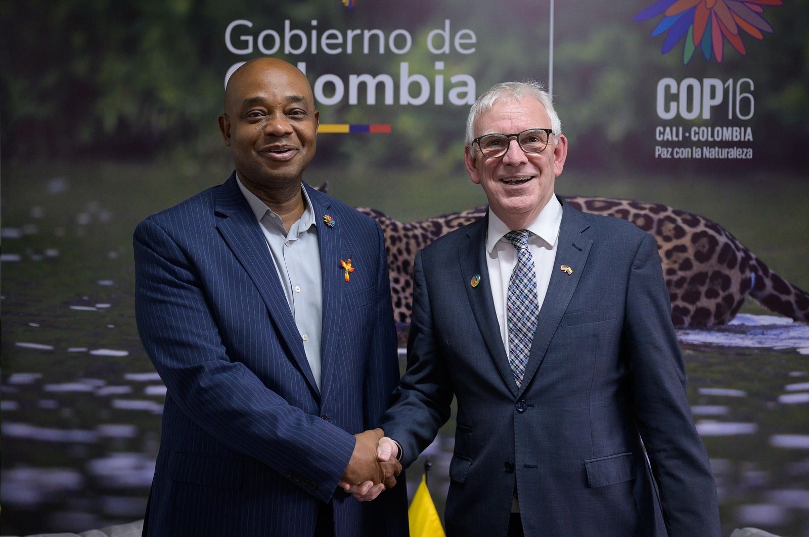 Reunión bilateral del Canciller Luis Murillo y el secretario de Estado de Alemania, Jochen Flasbarthm.