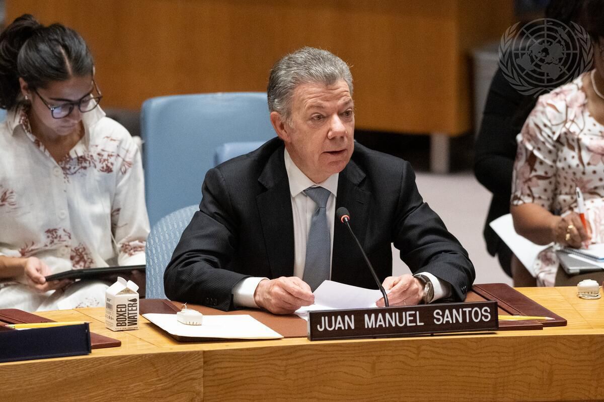 Expresidente de Colombia y Nobel de Paz, Juan Manuel Santos.