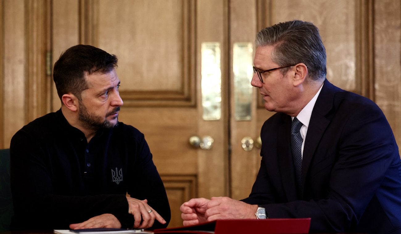 Zelensky y Starmer
