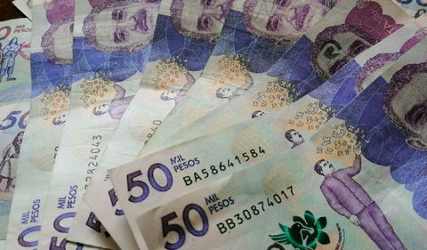 Pesos colombianos