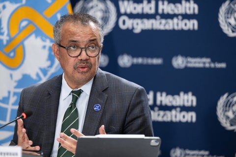 Tedros Adhanom Ghebreyesus, director de la OMS