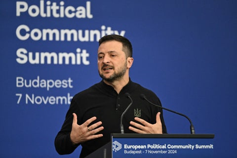 Volodímir Zelenski, presidente de Ucrania