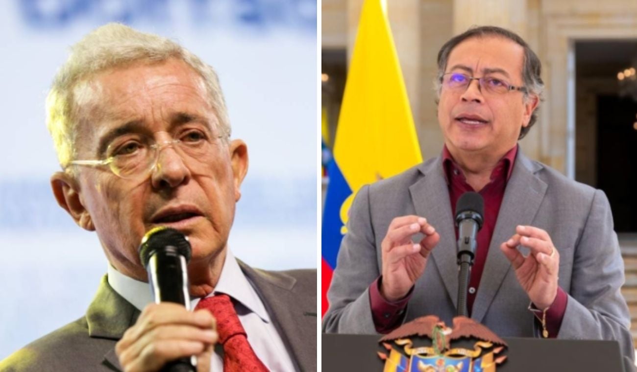 Álvaro Uribe y Gustavo Petro