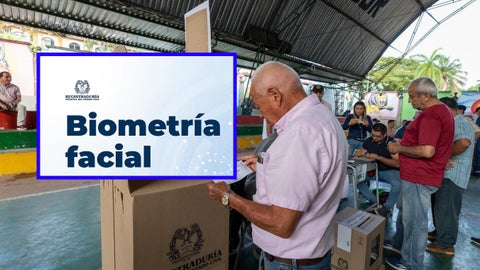 Biometría facial para las elecciones 2026