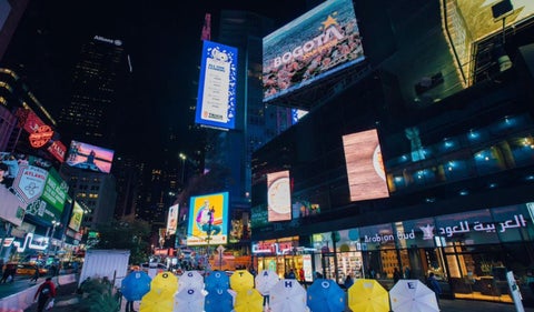 Bogotá conquista las pantallas de Times Square