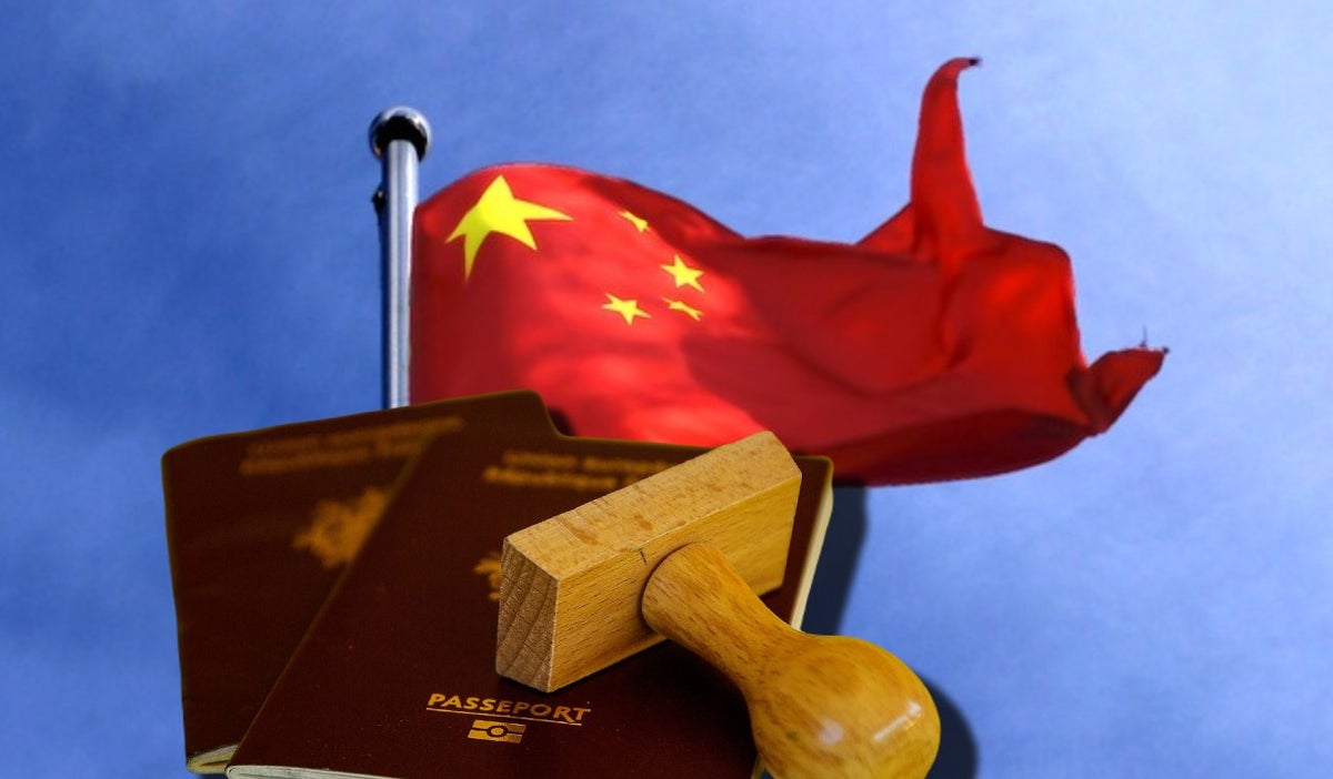 China visa/ pasaporte