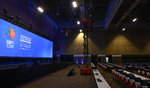 Culminan negociaciones históricas en la COP16 sobre biodiversidad en la Zona Azul del Centro de Eventos Valle del Pacífico.