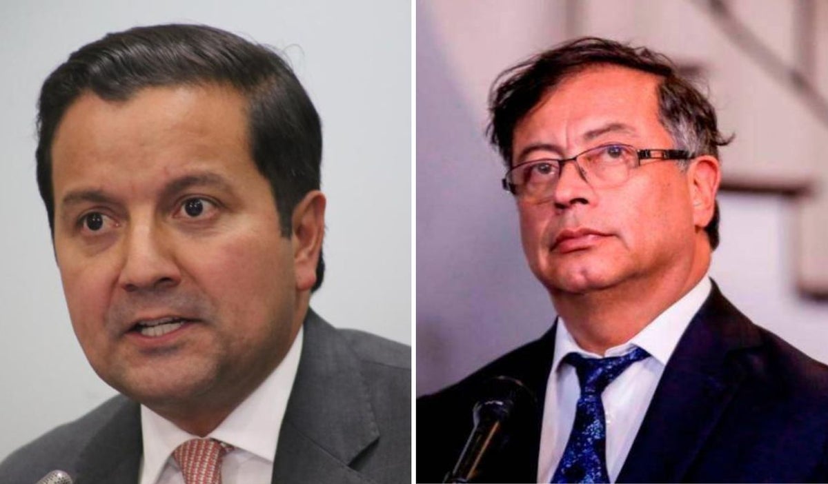 David Luna y Gustavo Petro