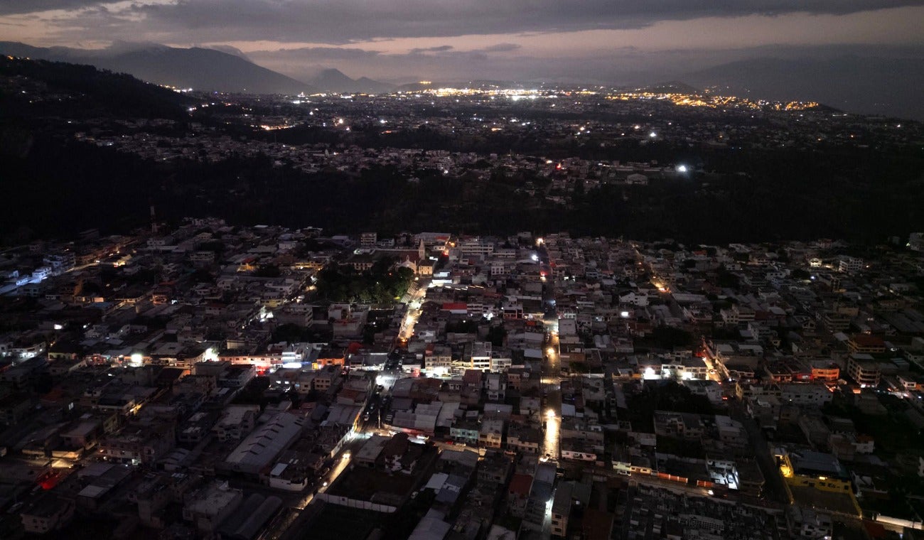 Apagón en Quito, Ecuador