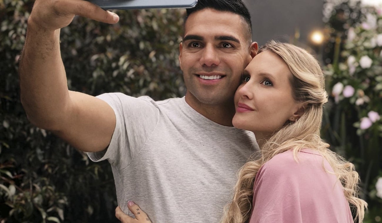 Radamel Falcao y Lorelei Tarón