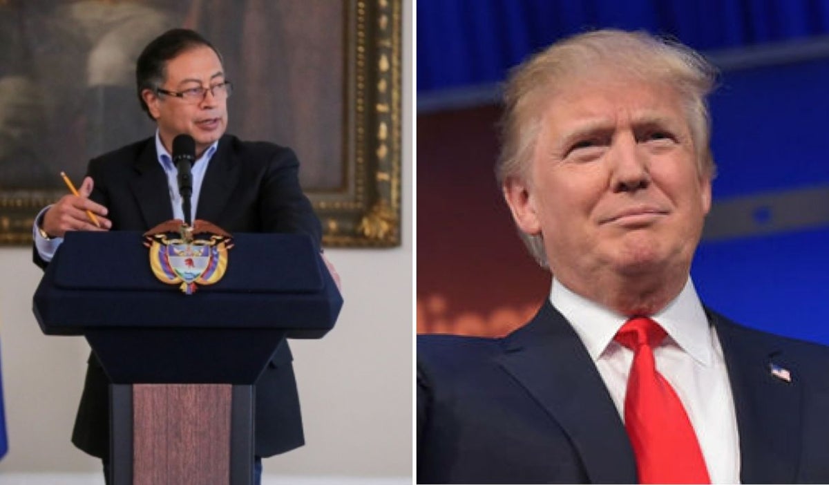 Gustavo Petro y Donald Trump