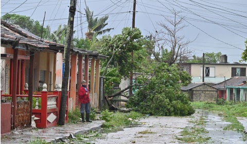 huracán Rafael en Cuba