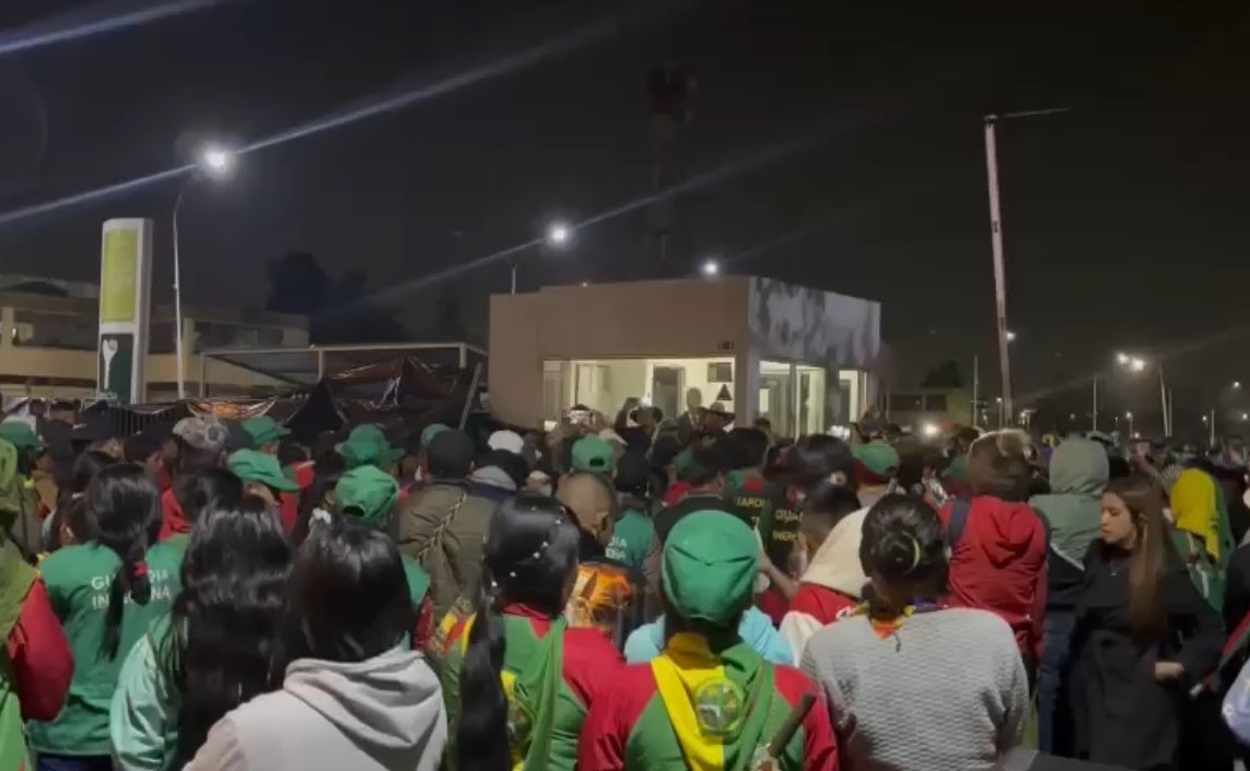 Funcionarios retenidos por indígenas | Bogotá | Noviembre 2024