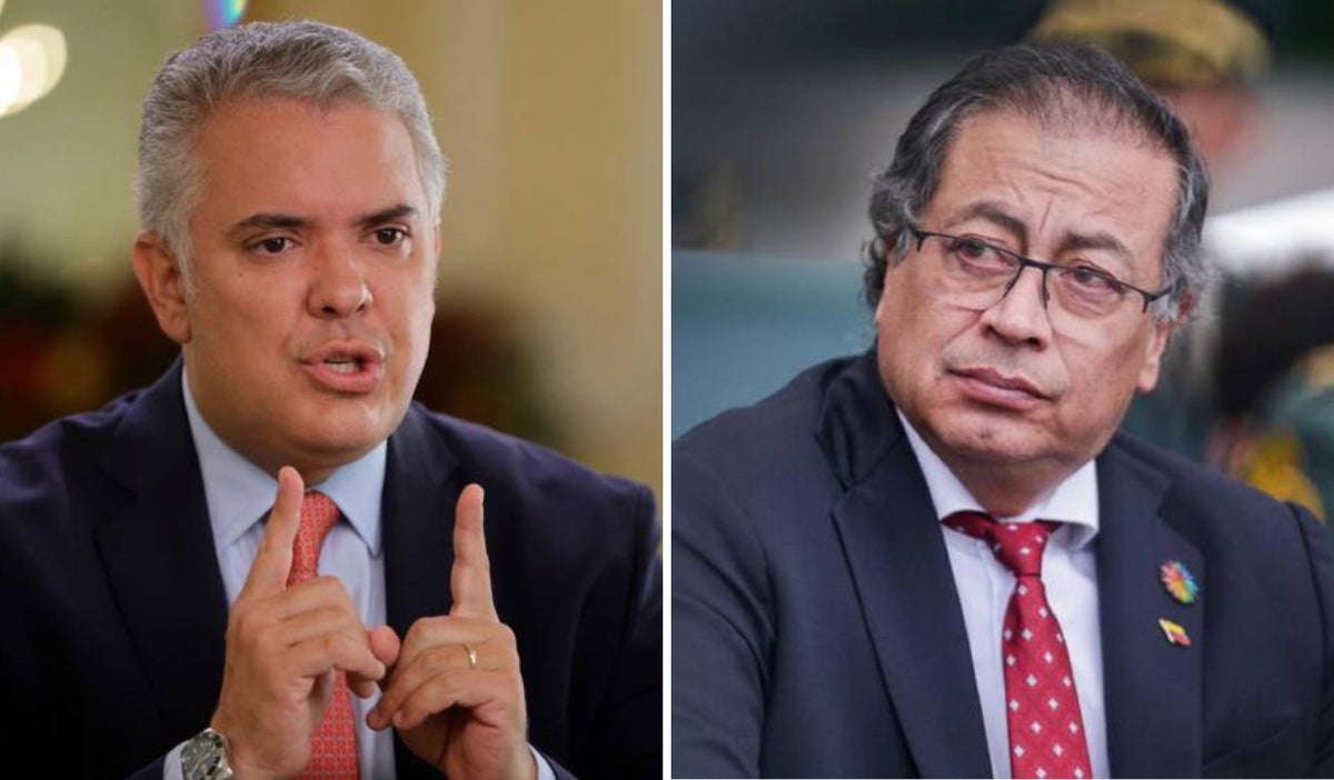 Iván Duque y Gustavo Petro