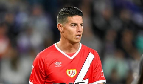 James Rodríguez regresa a la concentración con Rayo Vallecano en España
