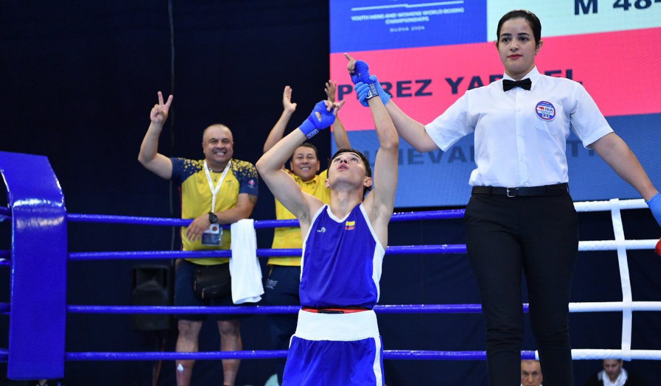 Colombia brilla en el Mundial juvenil de boxeo con Justin Munévar Moreno ganando la medalla de plata en la categoría de varones 48-51 kg.