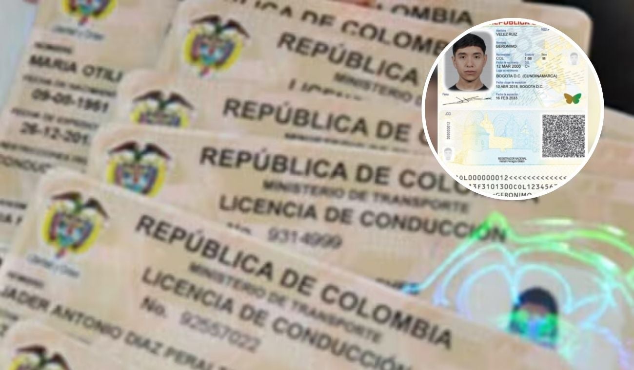 Licencia de conducción desde la cédula digital
