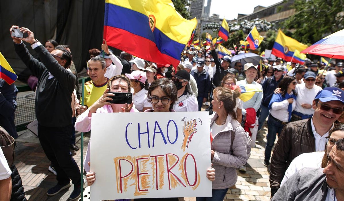 Protesta contra Gustavo Petro: Ciudadanos se movilizan este sábado en varias ciudades del país.