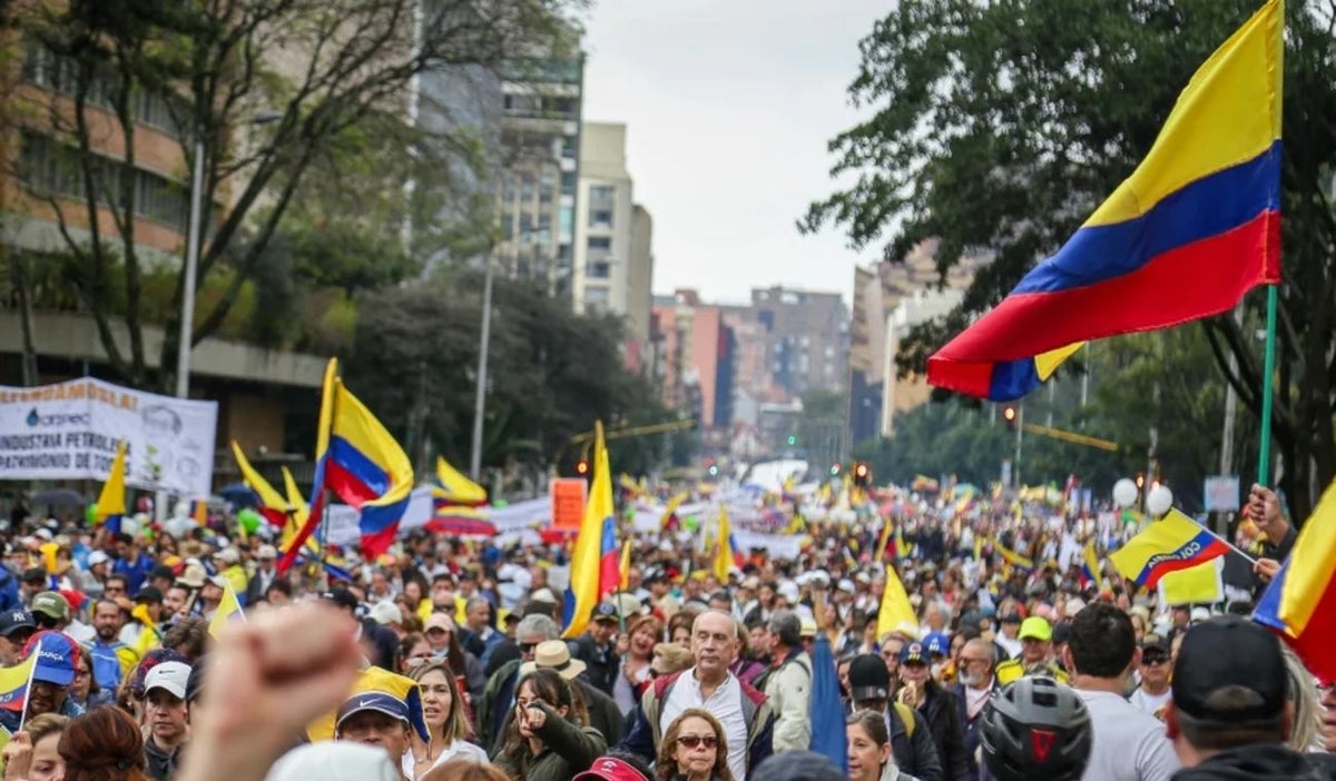 Marchas contra el Gobierno Petro