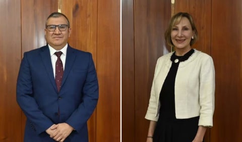 Miguel Polo y Claudia Dangond