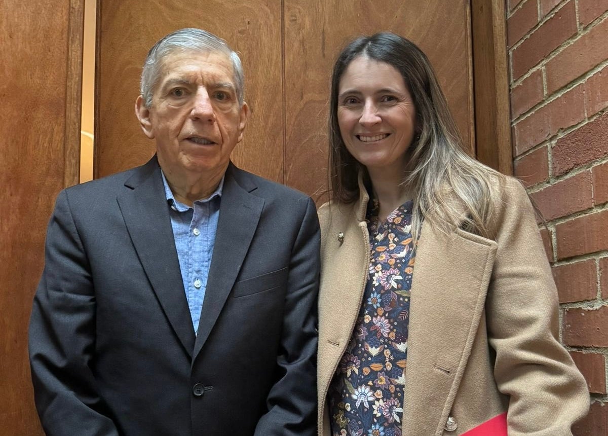 Paloma Valencia y César Gaviria