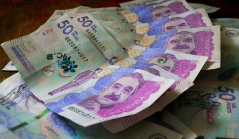Pesos colombianos