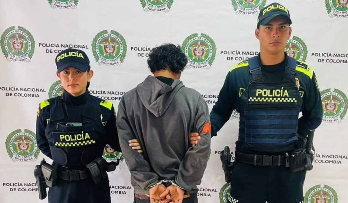 Capturan hombre en Bogotá