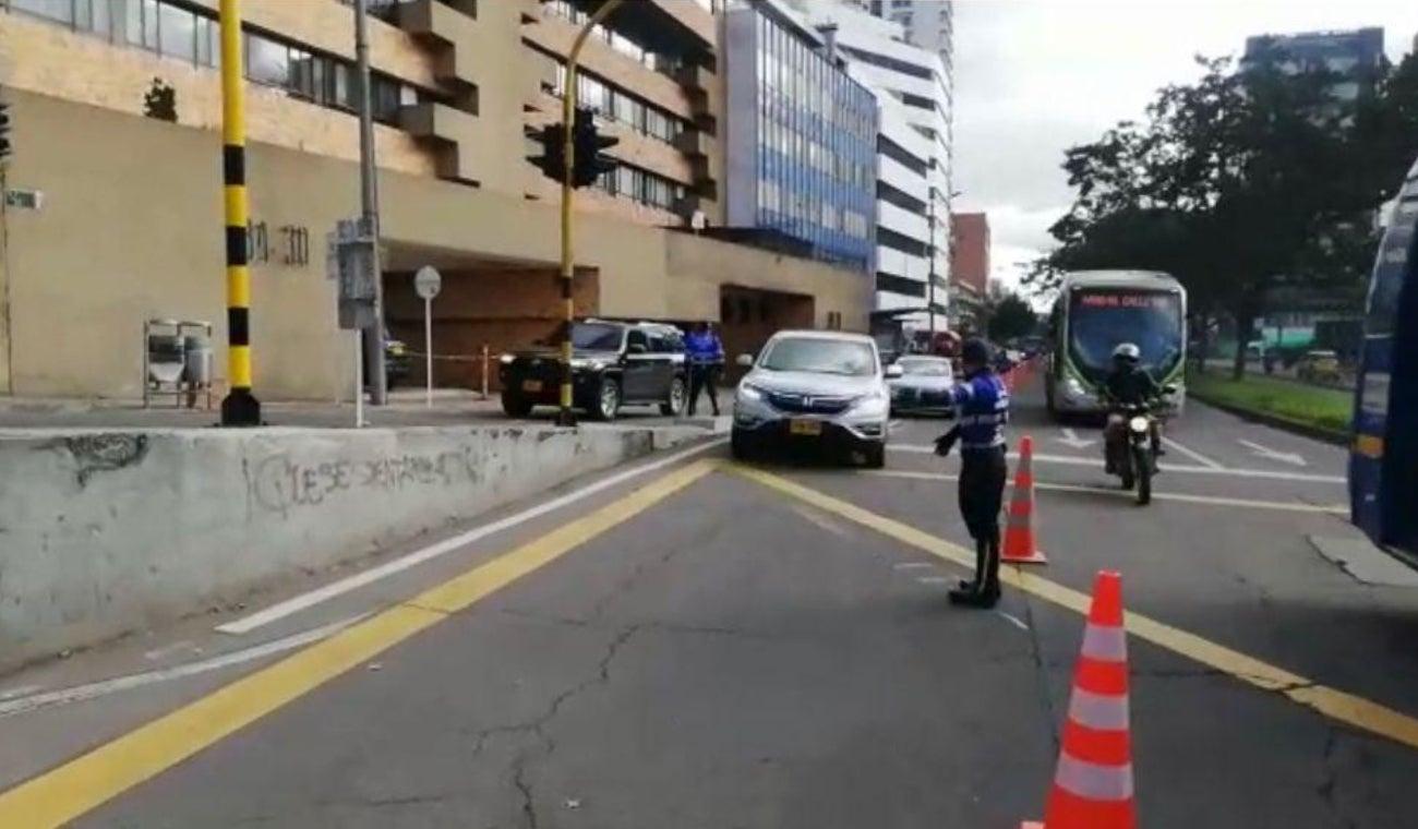 Plan piloto reversible en vía a La Calera suspendido por lluvias, no por quejas de tráfico