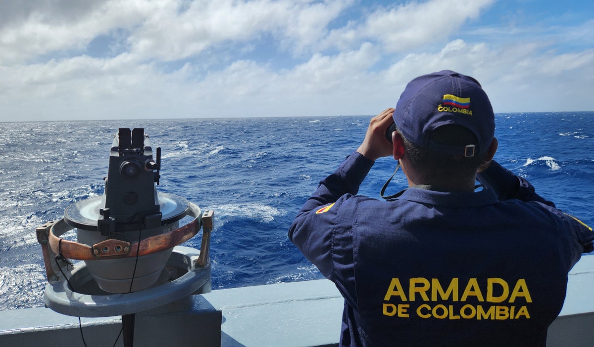 Guardacostas de la Armada Nacional en alerta por posible tormenta tropical en San Andrés y Providencia.