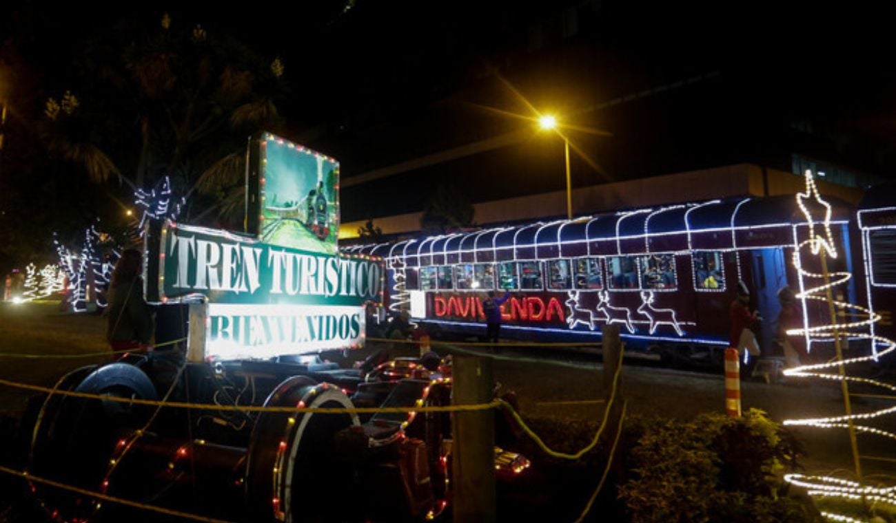 Tren de Navidad en Bogotá