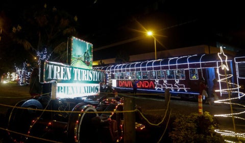Tren de Navidad en Bogotá