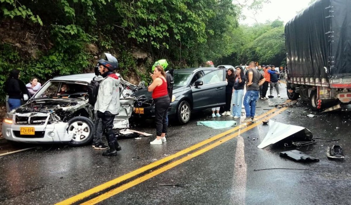 Accidente vía Anapoima-Apulo