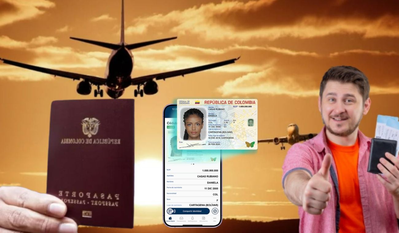 Países que solo piden Pasaporte o Cédula digital