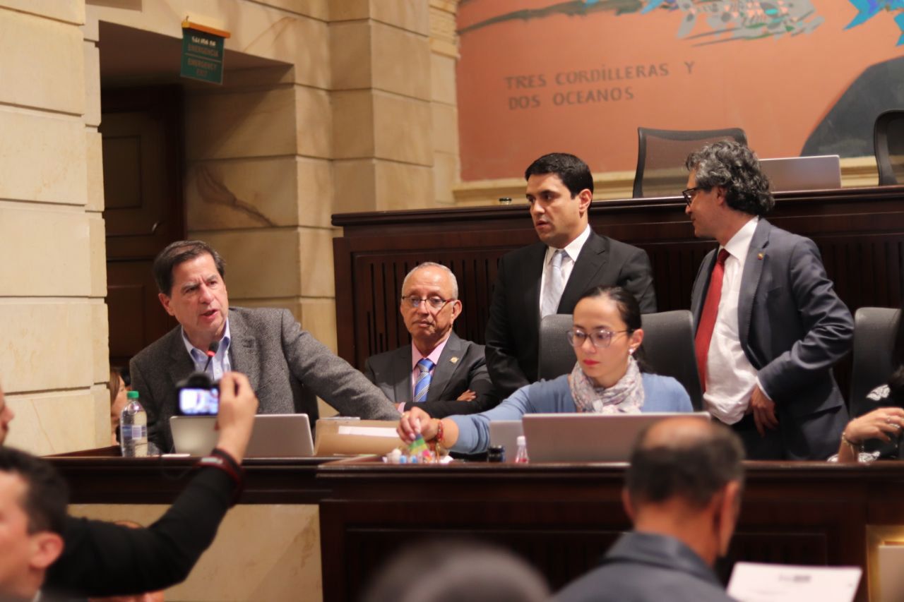 Discusión de la reforma política en la Cámara de Representantes.