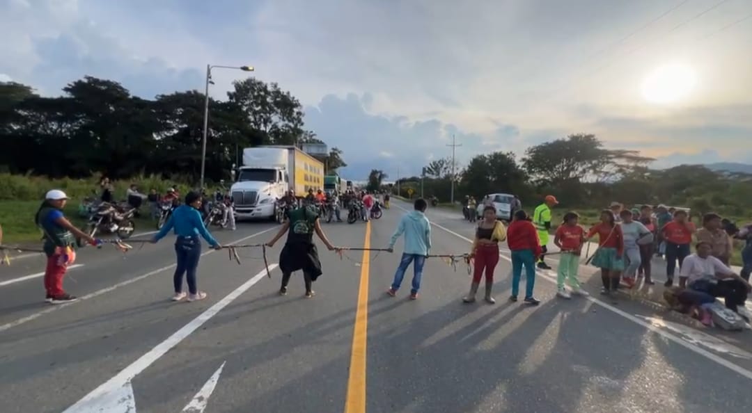 Indígenas bloquearon la vía Panamericana durante tres días
