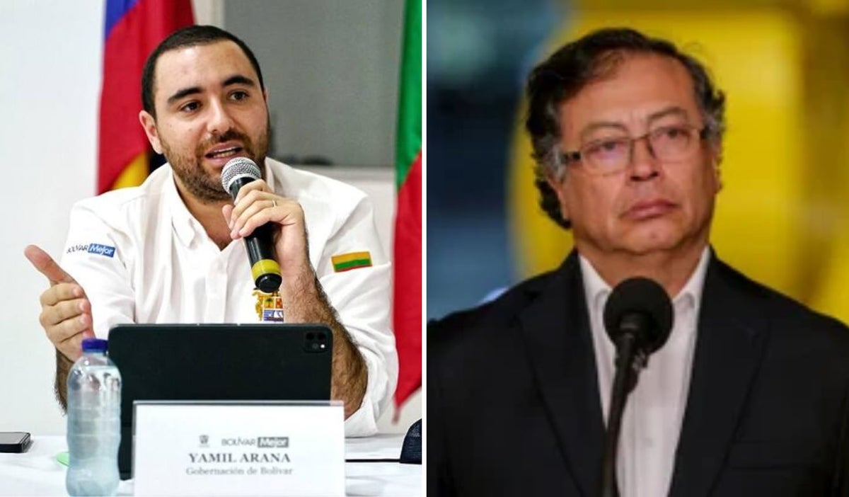 Yamil Arana y Gustavo Petro