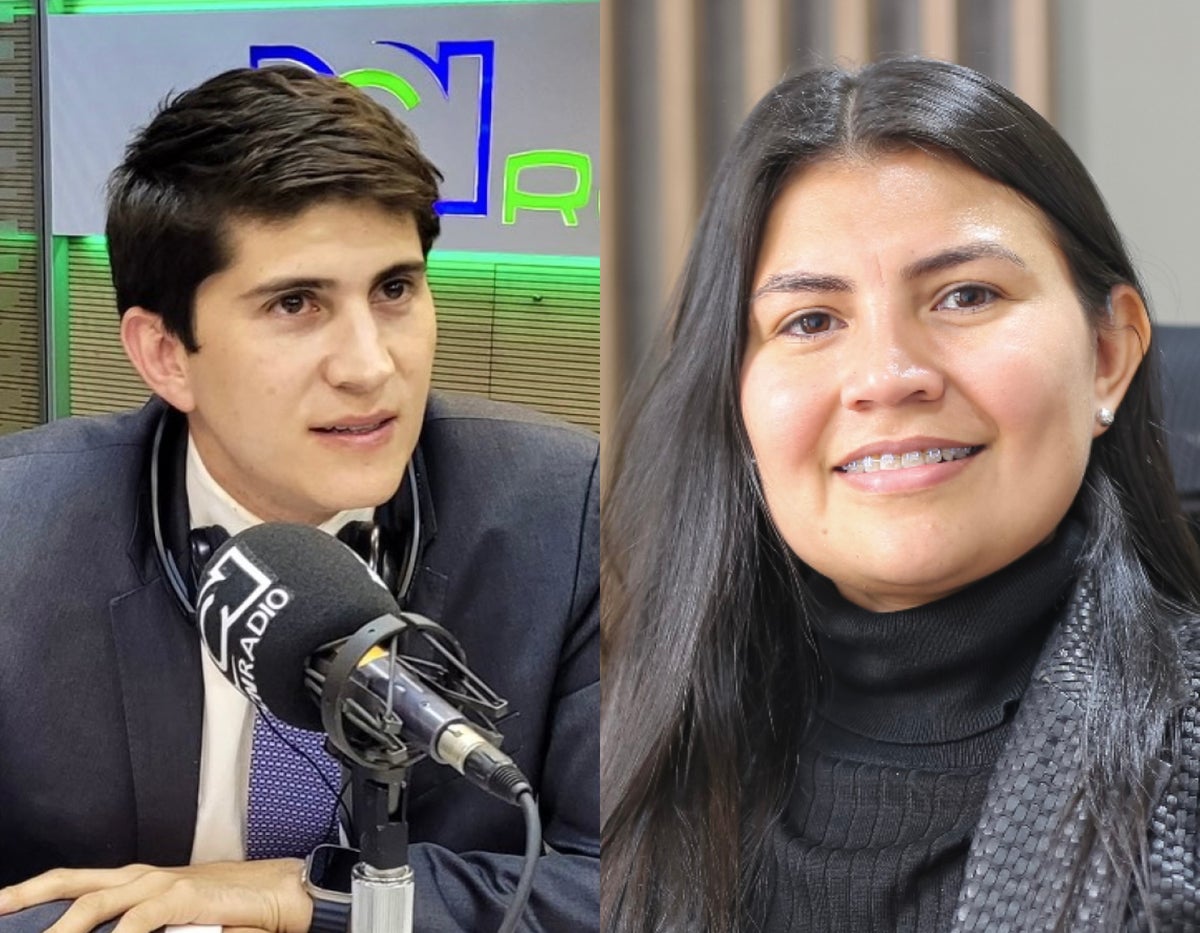 Wadith Manzur y Karen Manrique.