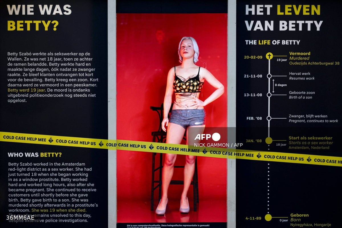 Holograma que representa el asesinato de una prostituta en Ámsterdam