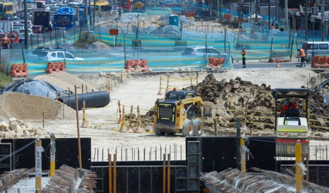 Obras calle Bogotá