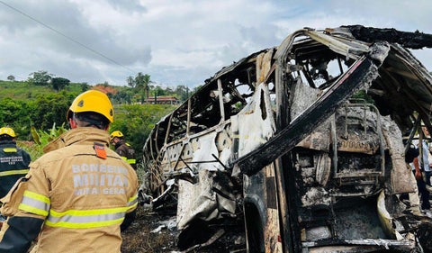 Accidente de un bus brasil