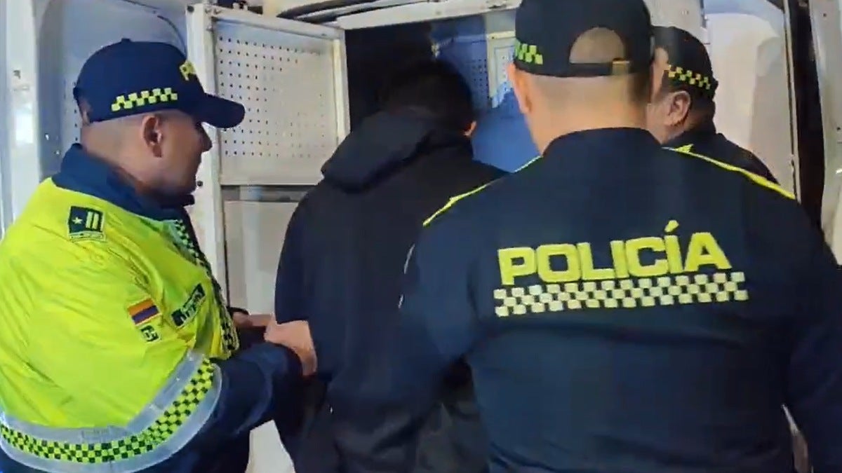 Presunto ladrón en Bogotá