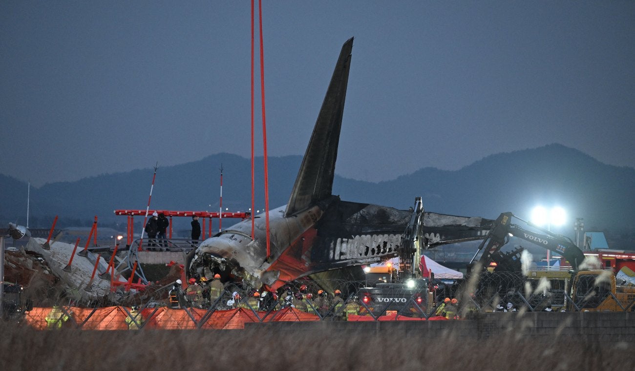 Accidente aéreo en Corea del Sur