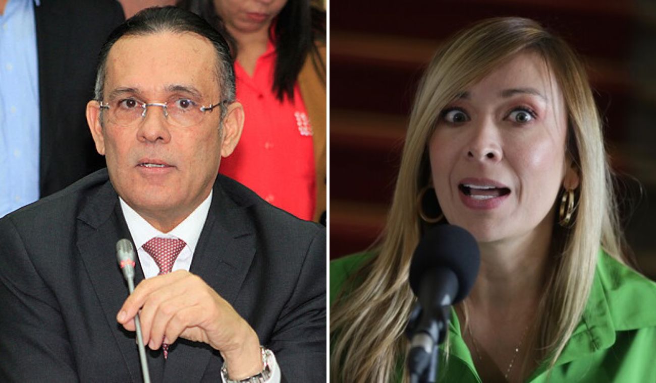 Efraín Cepeda y Katherine Miranda