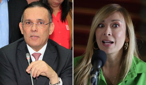 Efraín Cepeda y Katherine Miranda