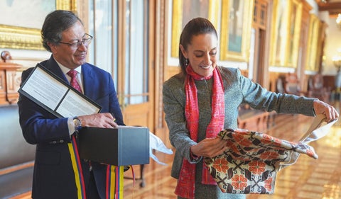 Gustavo Petro y Claudia Sheinbaum